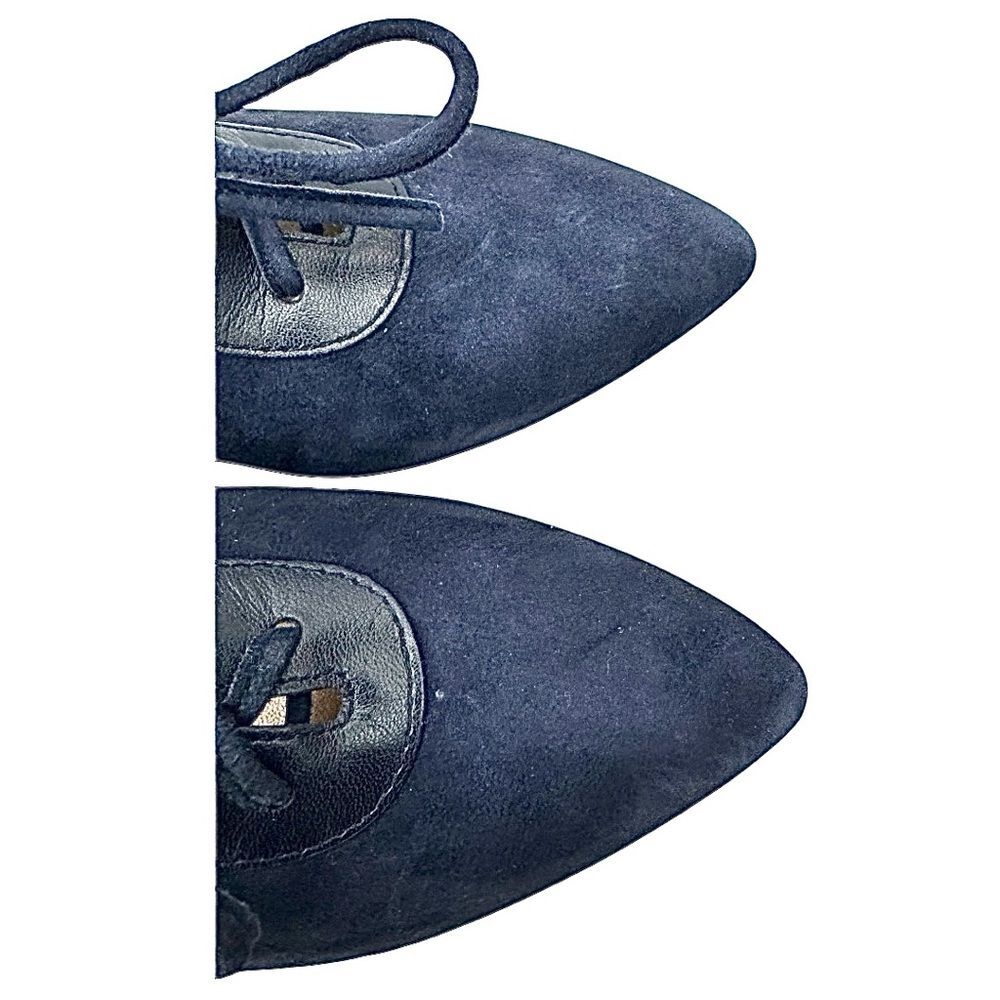 J. RENEE Ellam Macy Blue Suede-Leather Women’s Granny Loafer Size 9 Medium New - Picture 6 of 8